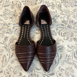 EUC Dolce Vita Flats in Dark Burgundy